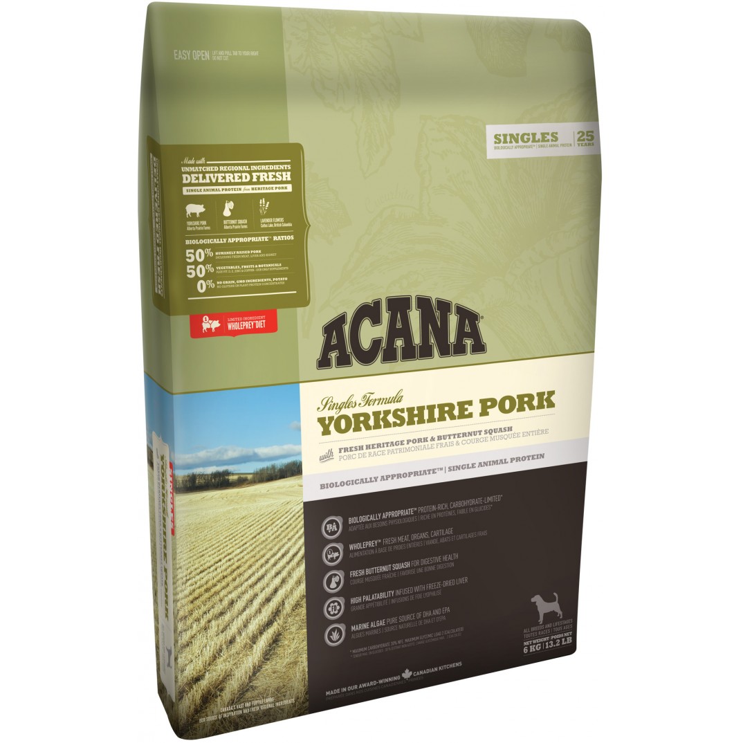 Acana Singles - Yorkshire Pork 6kg