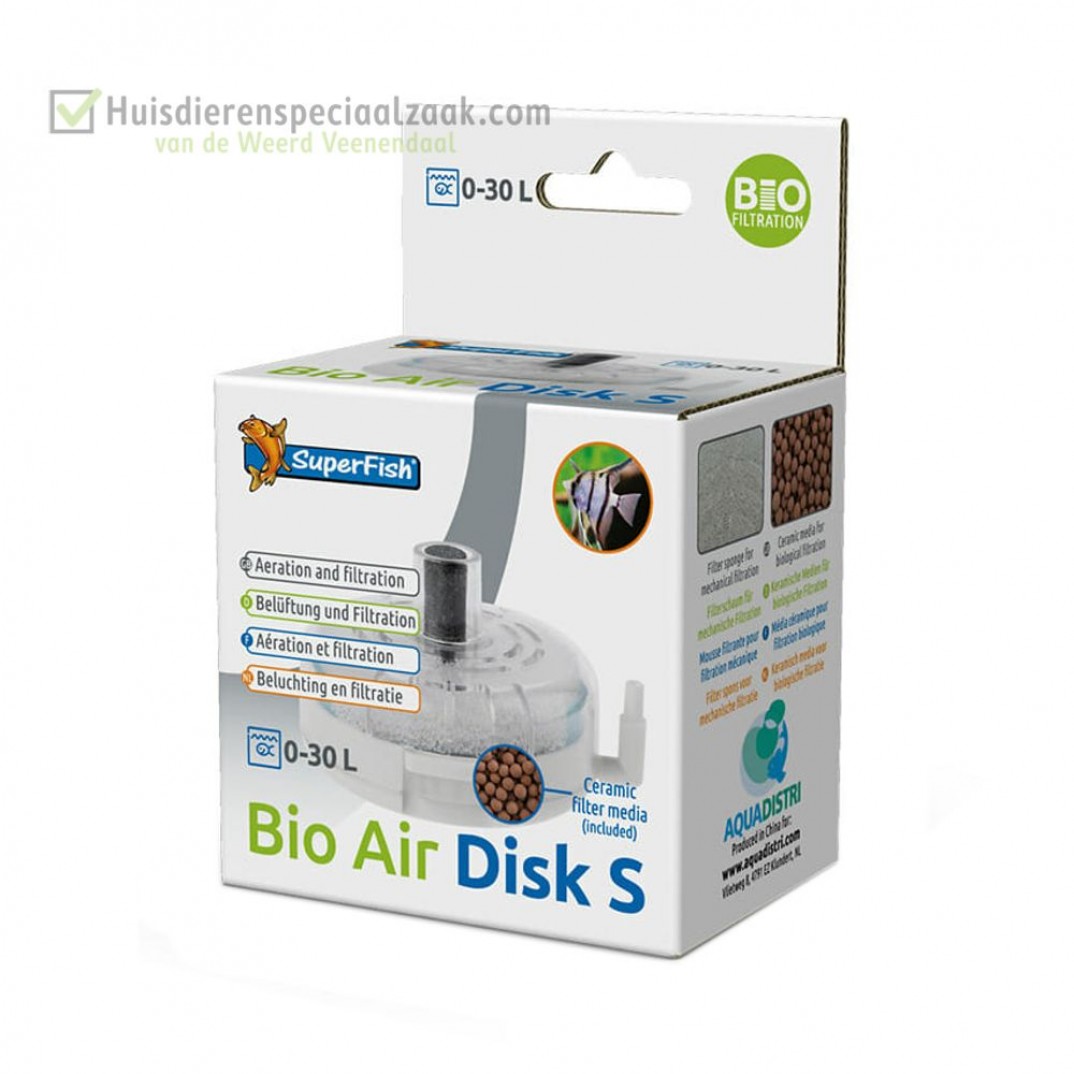 Superfish Air disk, lucht filter voor aquarium