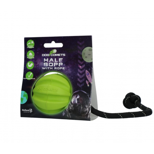 Dog Comets Hale Bopp Met Touw Groen