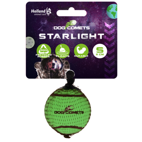 Dog Comets Starlight Tennisbal S Groen