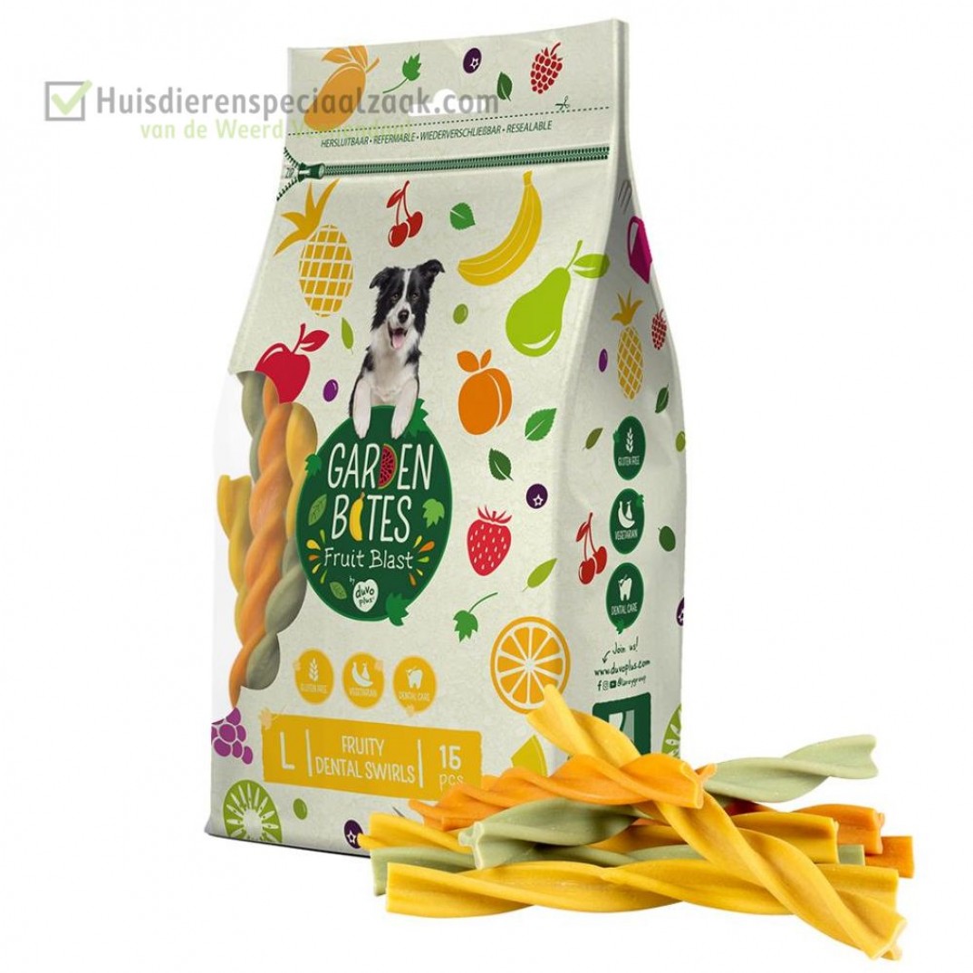 Garden Bites swirls maat L, zak van 15 stuk