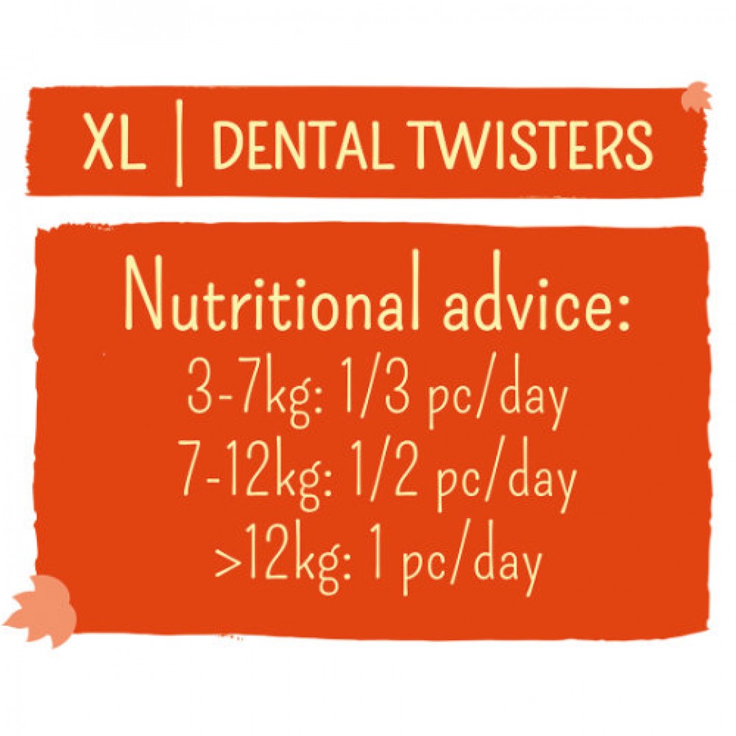 Garden Bites Dental Twisters XL 25cm inhoud 3 stuks