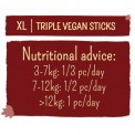 Garden Bites Triple Vegan Sticks XL 25cm inhoud 3 stuks