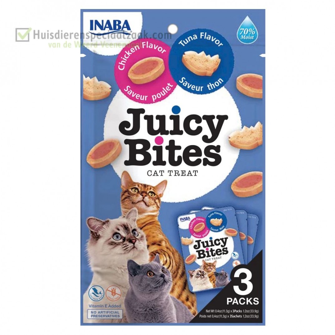 Inaba Juicy Bites Tonijn en kip