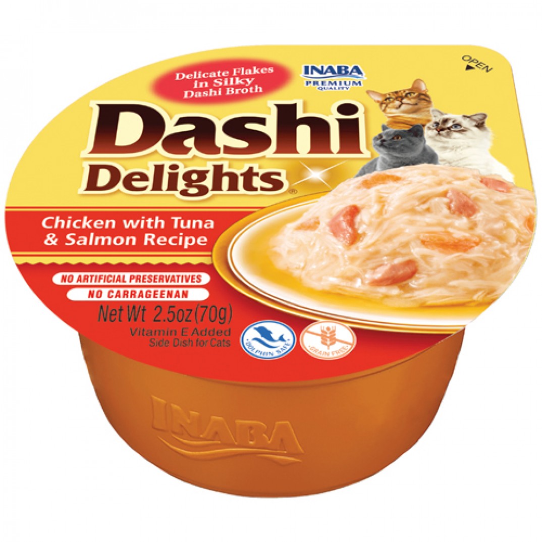 Inaba Ciao Dashi Delights Kip, Tonijn en Zalm