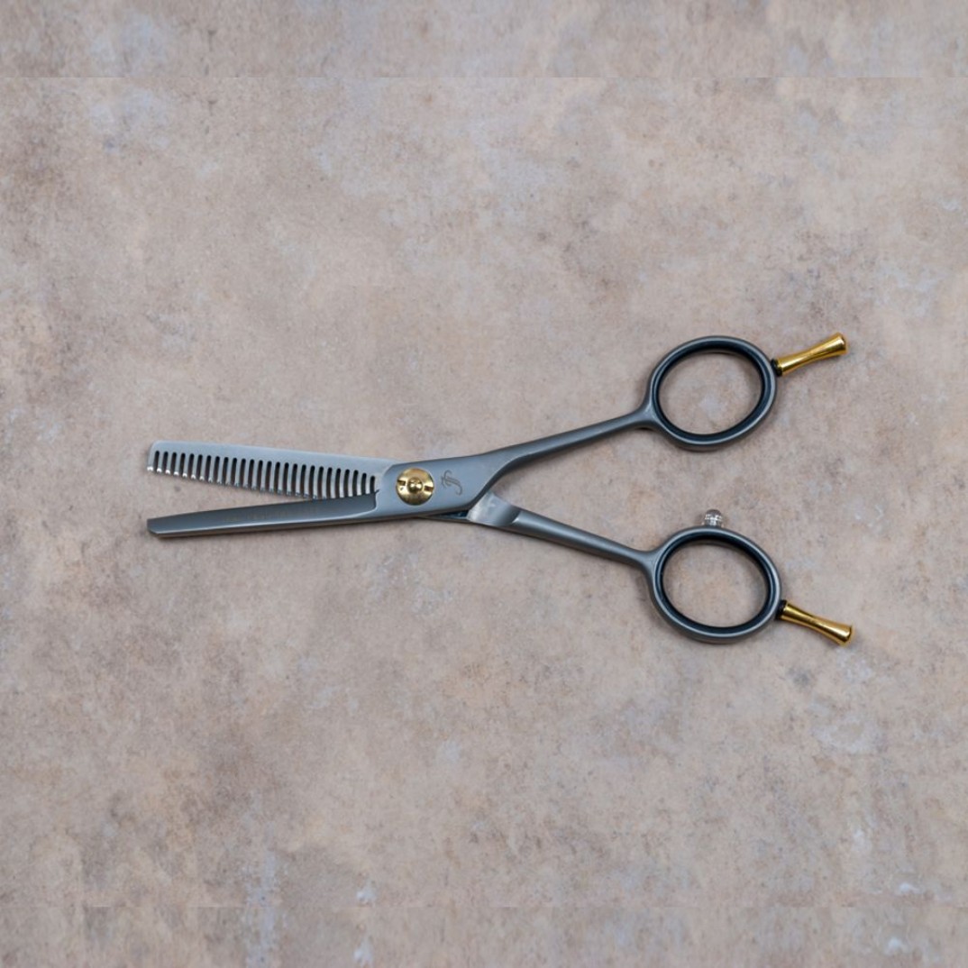 Jean Peau effileer schaar met enkele rij tanden van 14 centimeter