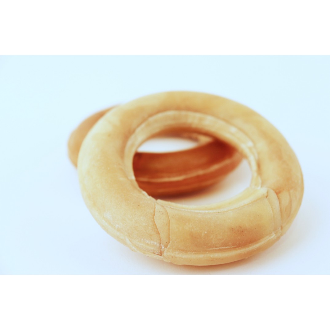 Geperst Runderhuid Ring +/- Ø10cm 4 inch