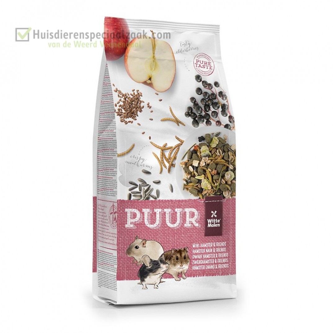 Puur dwerghamster & friends voeding gemengd gezond