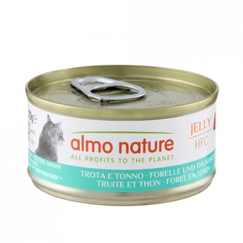 Almo Nature HFC Jelly Forel en Tonijn 70g