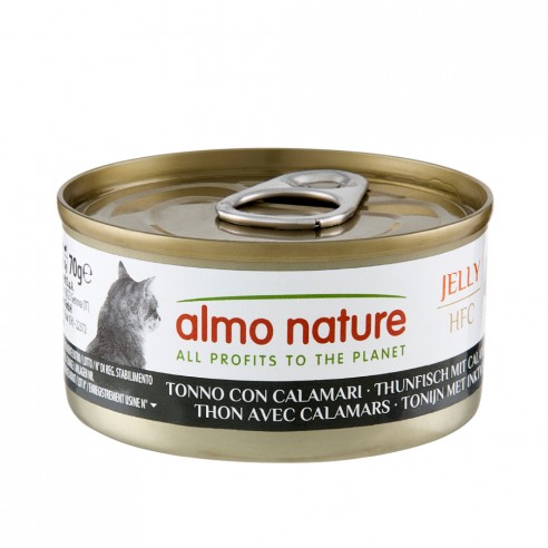 Almo Nature HFC Jelly Tonijn Inktvis 70g