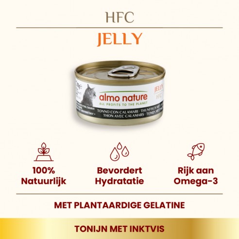 Almo Nature HFC Jelly Tonijn Inktvis 70g