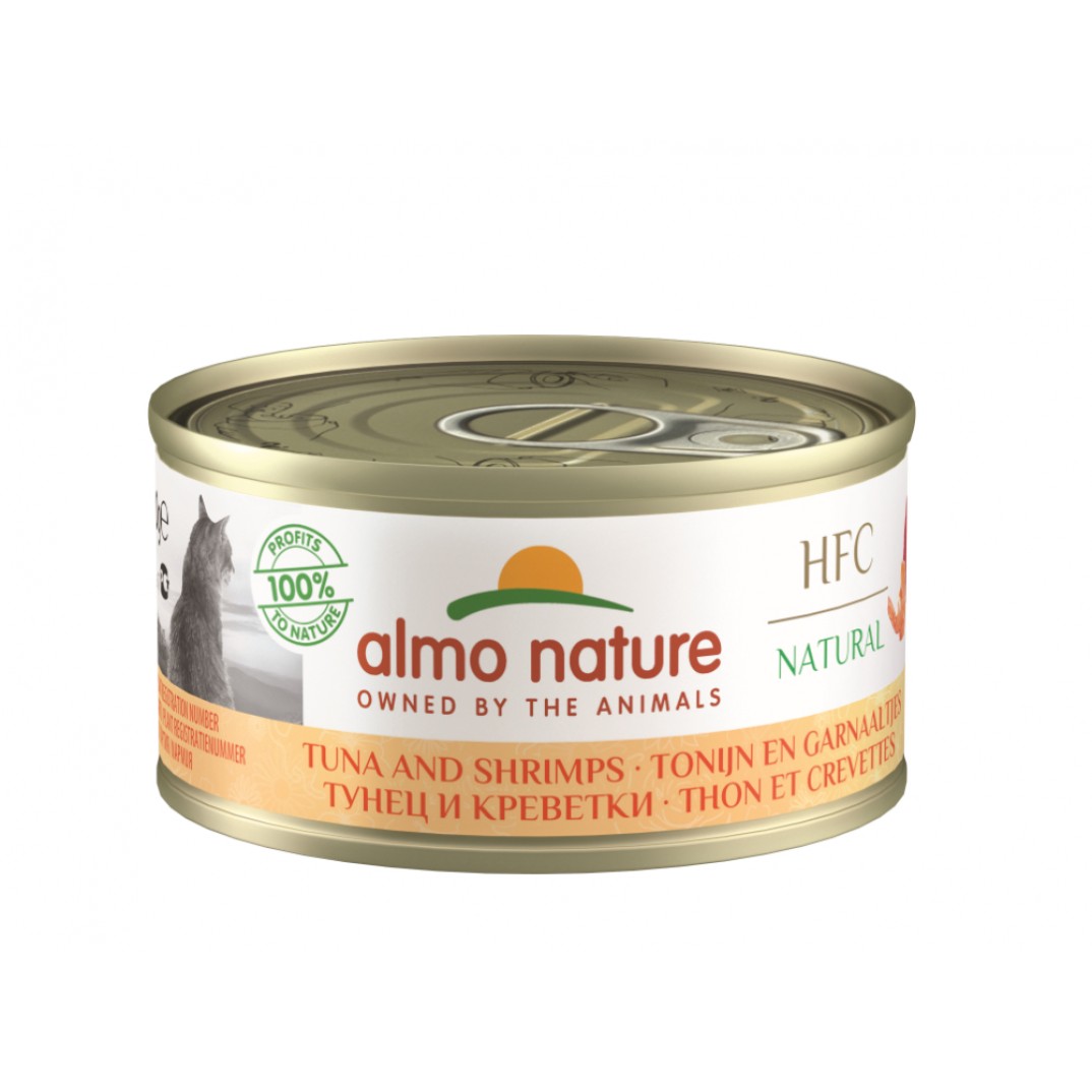 Almo Nature HFC Natural Tonijn Garnaal 70g
