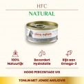 Almo Nature HFC Natural Tonijn en Jonge Ansjovis 70 gram kattenvoer blikje