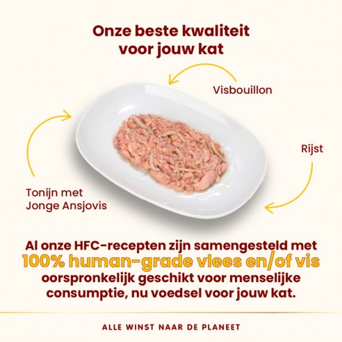 Almo Nature HFC Natural Tonijn en Jonge Ansjovis 70g