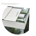 Oase Styleline aquarium inhoud van 115 liter in de kleur wit