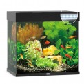 Juwel Lido aquarium met een inhoud van 120 liter en LED verlichting. Zwart van kleur.