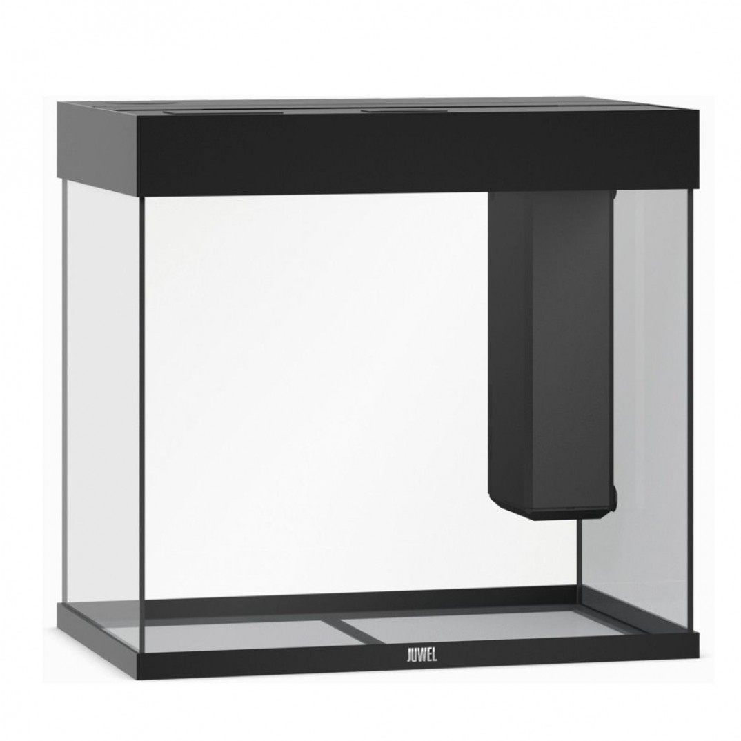 Juwel Lido aquarium met een inhoud van 120 liter en LED verlichting. Zwart van kleur.
