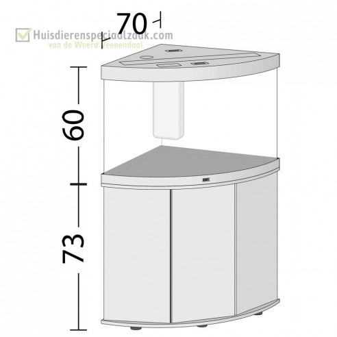 Juwel Trigon 190 wit