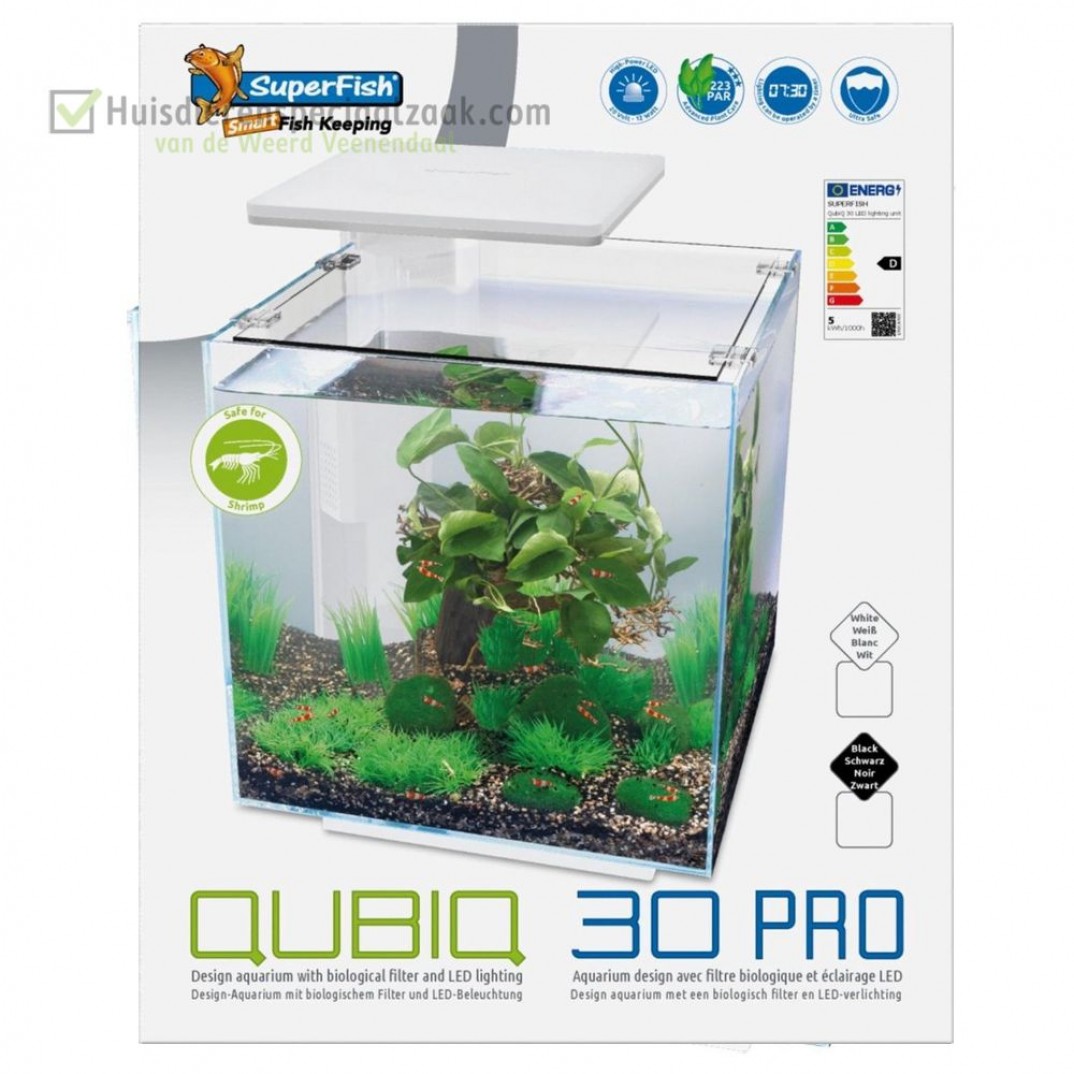 Superfish QubiQ aquarium inhoud van 30 liter
