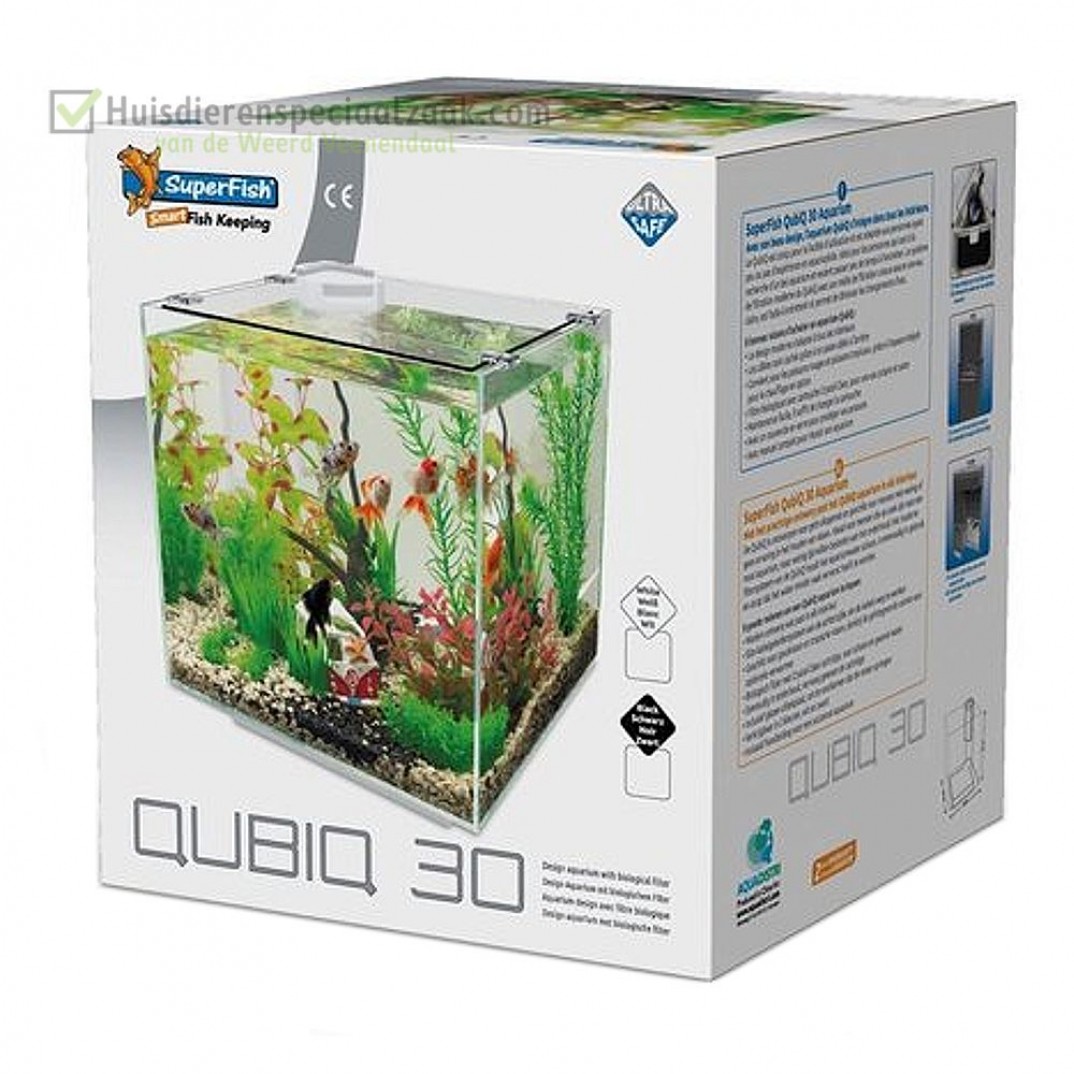 Superfish Qubiq aquarium inhoud van 30 liter