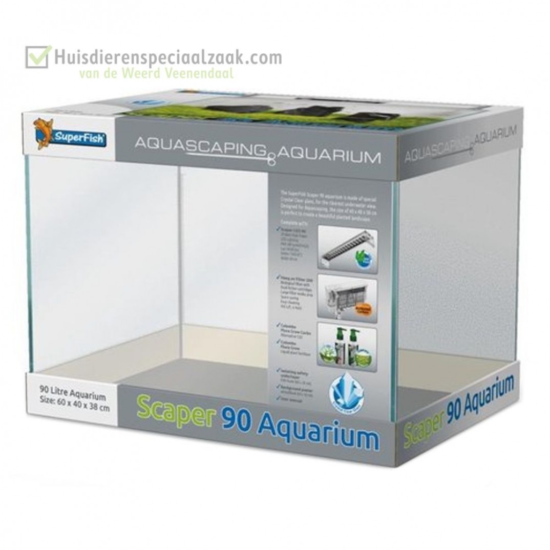 superfish aquarium aquascape Scaper 90 liter