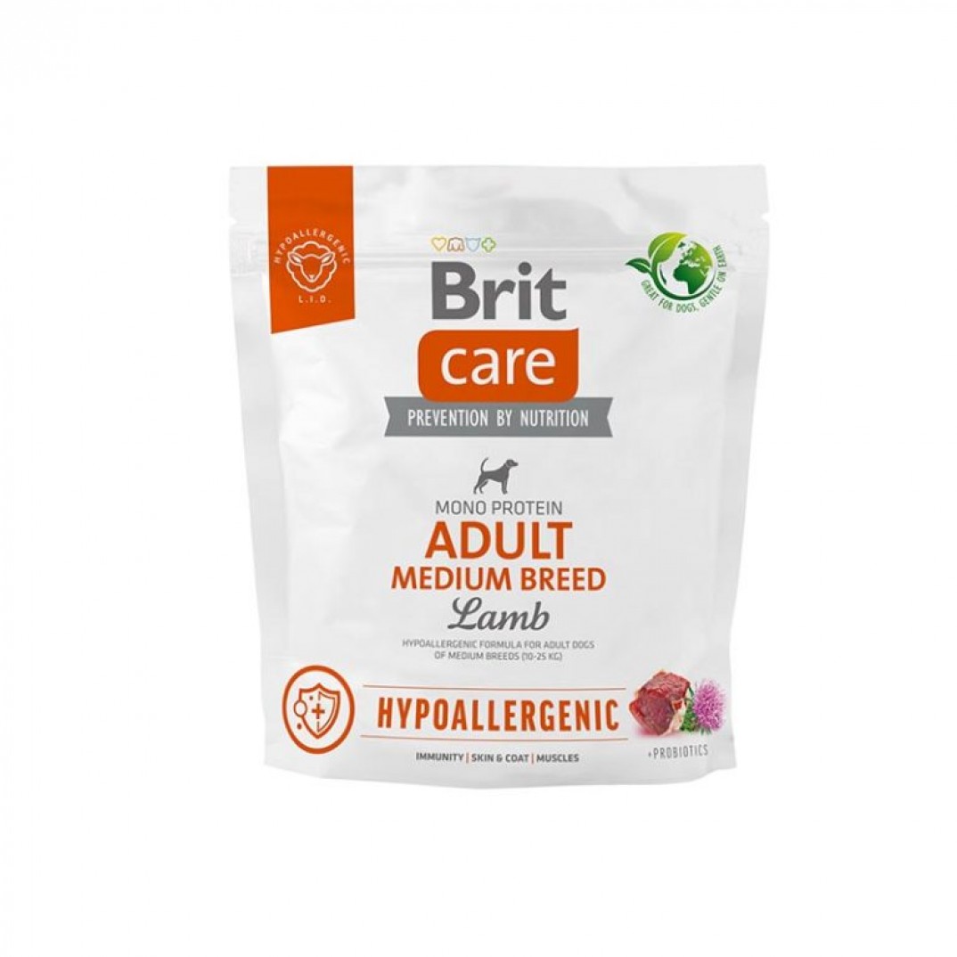 Brit Care Dog Hypoallergenic Adult Medium Breed 1 kg