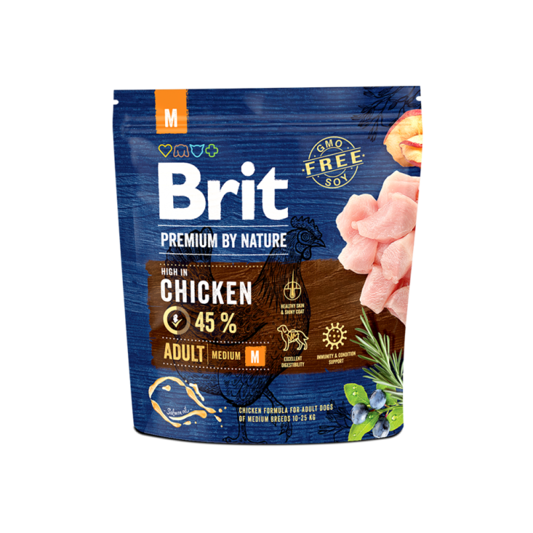 Brit - Premium by nature adult M 1kg