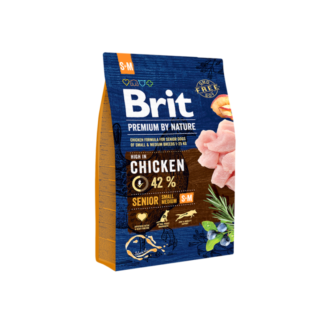 Brit Premium by nature senior S+M 3kg