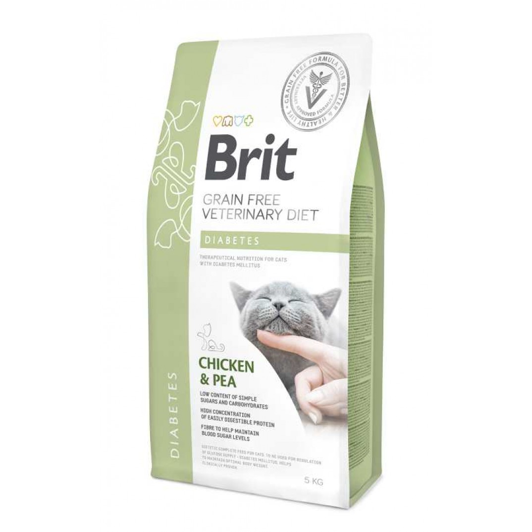 Brit Dierenartsvoeding Diabetes kat 5kg
