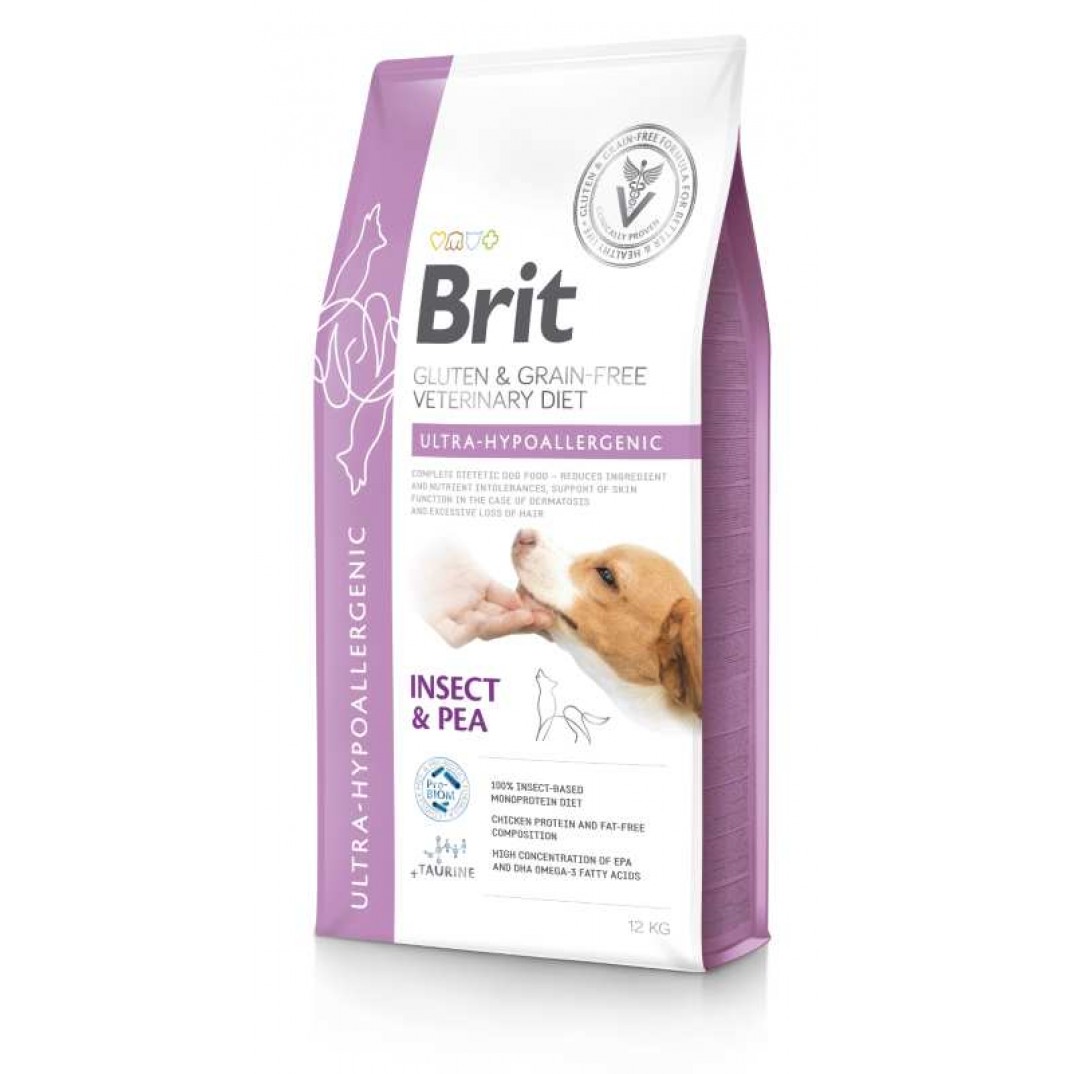 Brit graanvrij Dierenartsvoeding Ultra-Hypoallergeen 12 kg