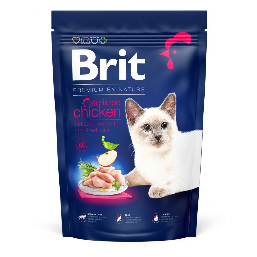 Brit Premium by Nature Cat - Sterilized Chicken 1.5kg