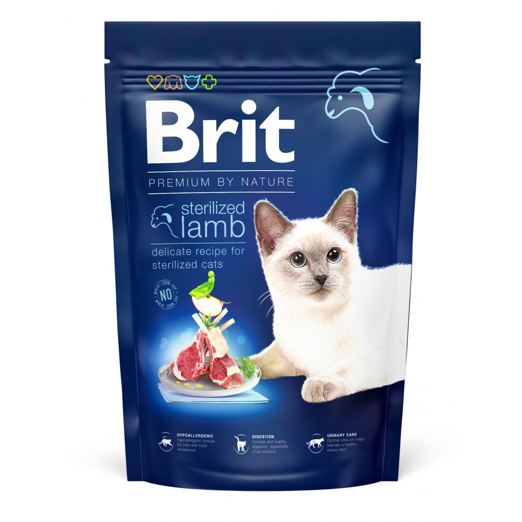 Brit Premium by Nature Cat - Sterilized Lamb 1.5kg