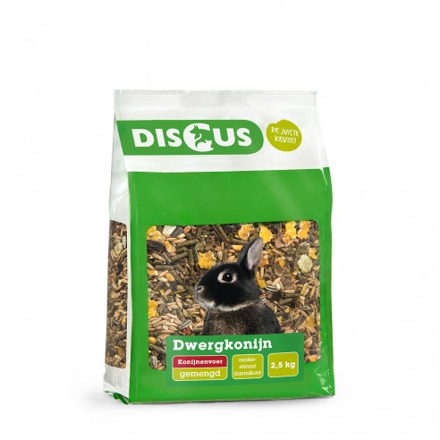 DISCUS Dwergkonijnenvoer 2,5kg