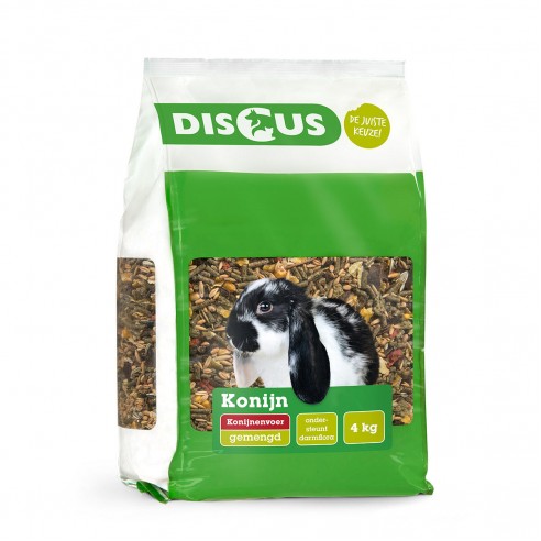 DISCUS Konijnenvoer Gemengd 4kg
