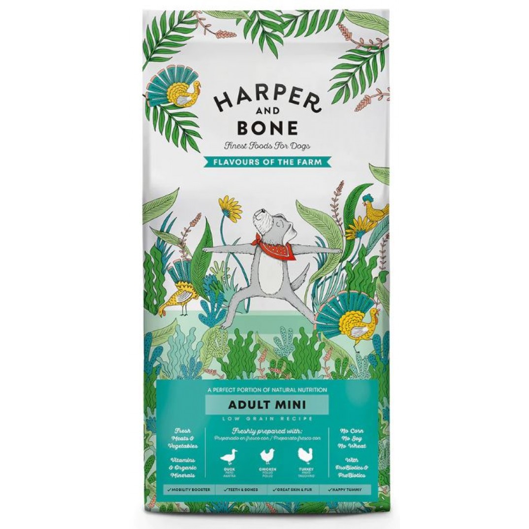 Harper and Bone Adult Mini Flavours of the farm 10kg