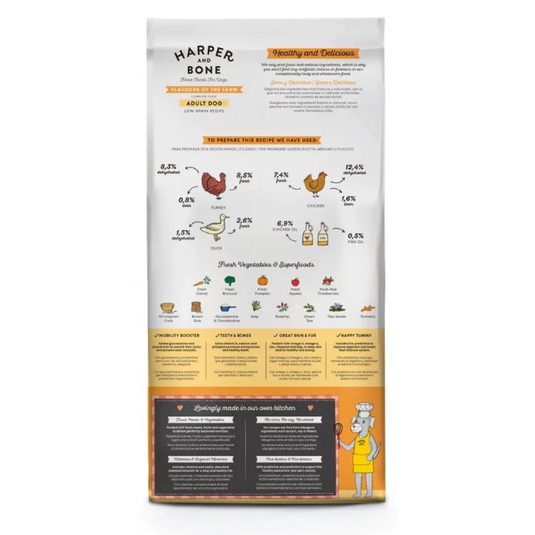Harper and Bone Adult Flavours of the farm 2kg