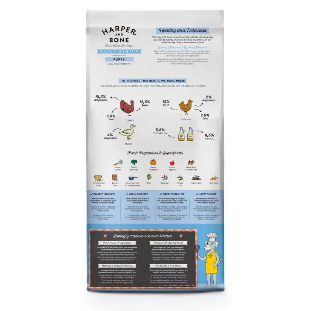 Harper and Bone Puppy Flavours of the farm 12kg
