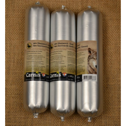 Carnis - 100% vleesworst Eend 400gr