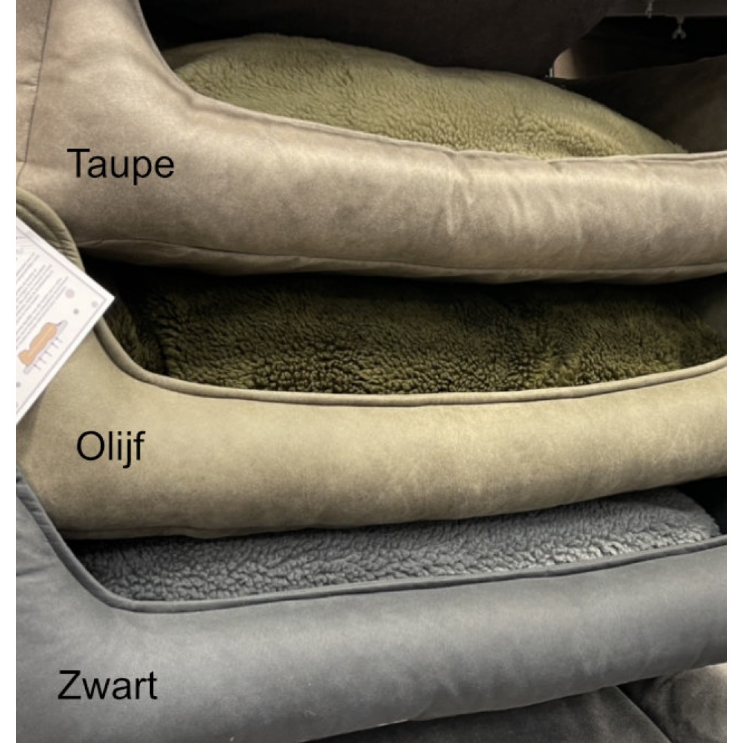 Maxxnobel Hondenkussen - Lederlook taupe large 125x95