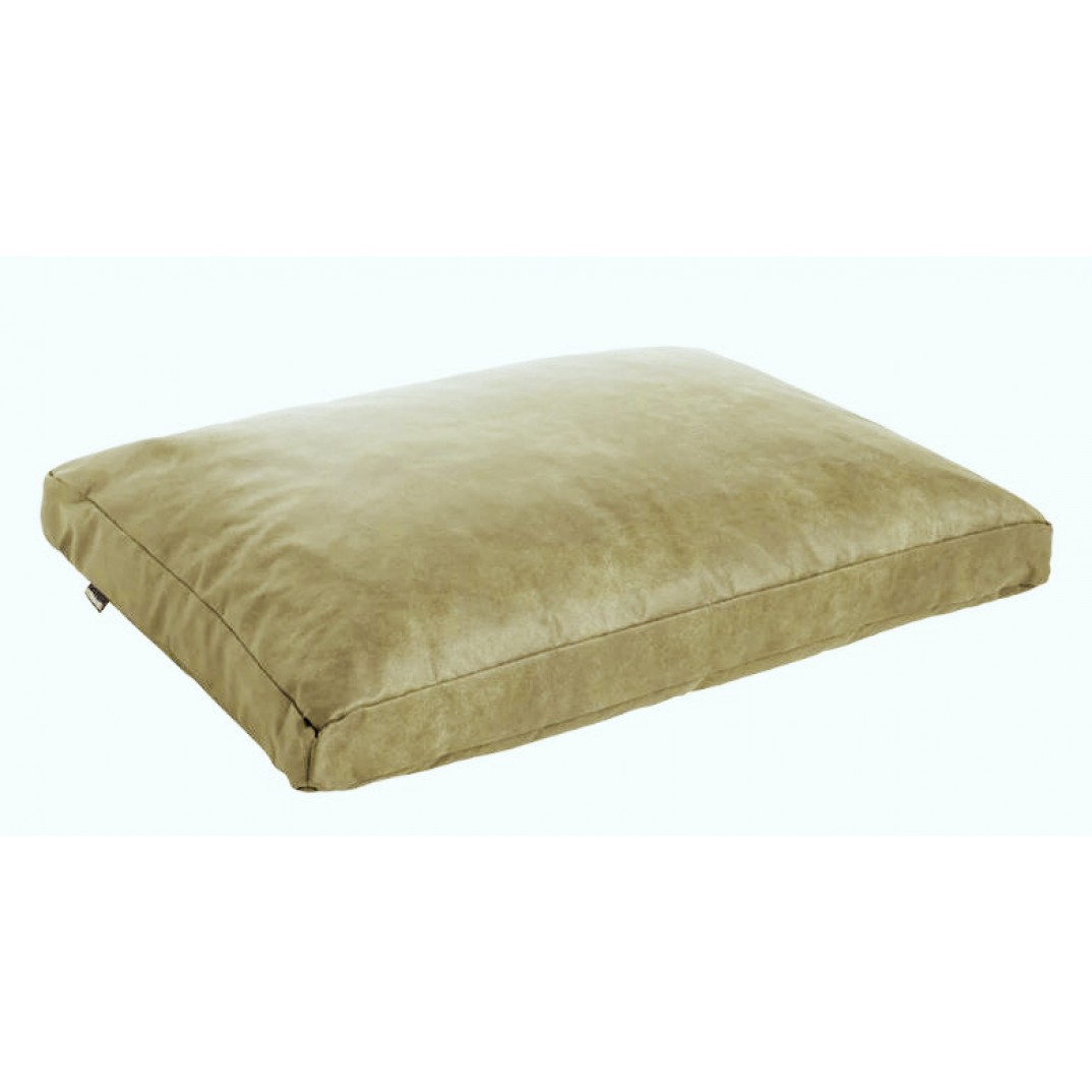 Maxxnobel Hondenkussen - Lederlook olijf large 125x95
