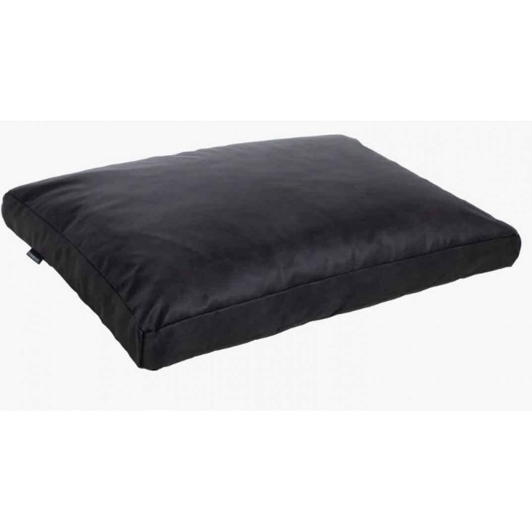 Maxxnobel Hondenkussen - Lederlook Cognac Zwart 80x55