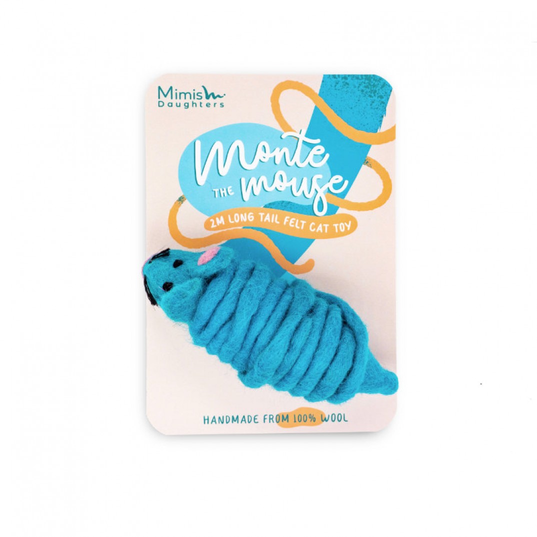 Mimis Daughters Monte the Mouse Licht Blauw
