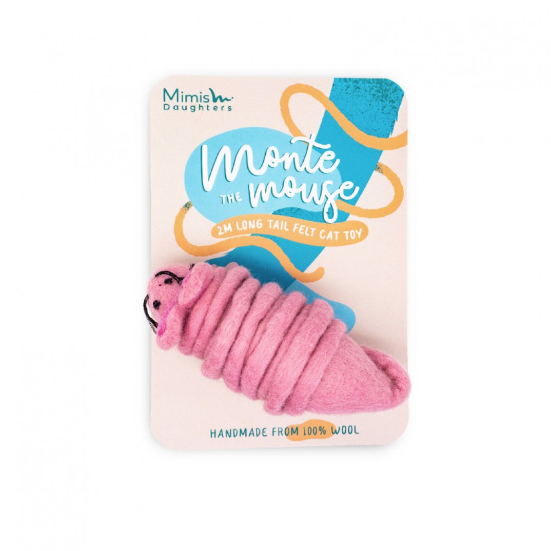 Mimis Daughters Monte the Mouse Roze