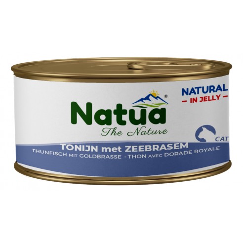 Natua natural jelly Tonijn met zeebasem 85 gram