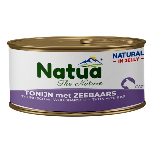 Natua Natural Jelly Tonijn met zeebaars 85 gram
