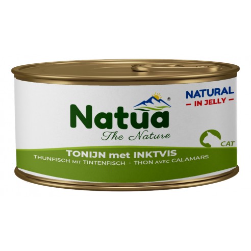 Natua Natural Jelly Tonijn met inktvis 85 gram 