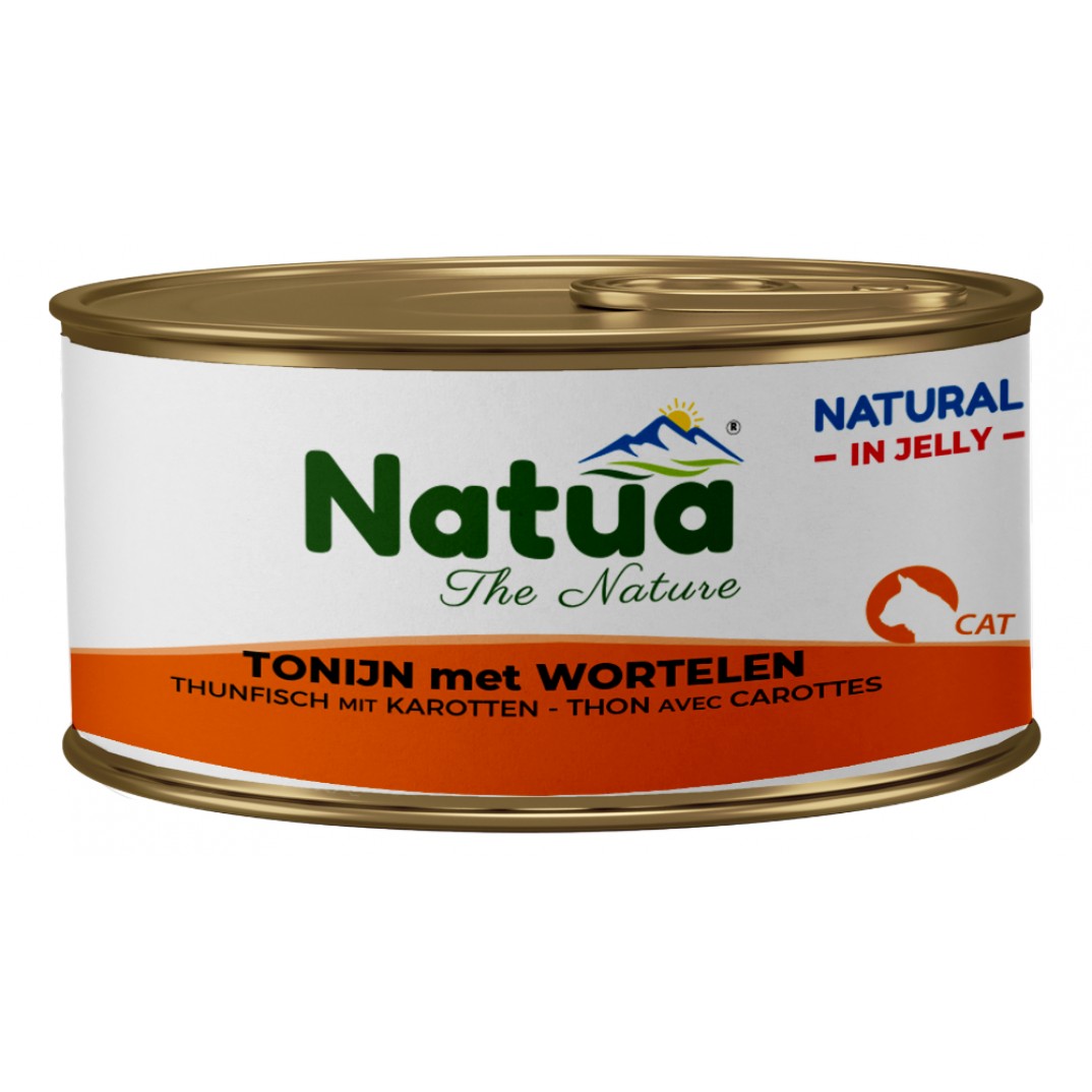 Natua Natural Jelly kattenvoer met tonijn en wortel in jelly 85 gram