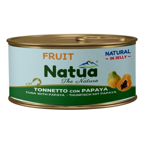 Natua Natural Jelly Tonijn met Papaya Kat 85 gram