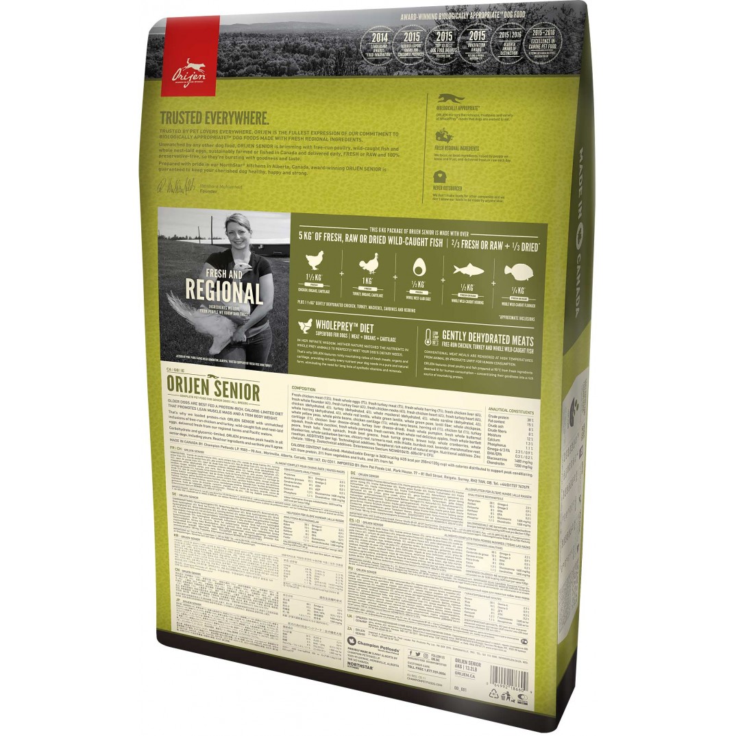 Orijen Whole Prey senior 11.4kg