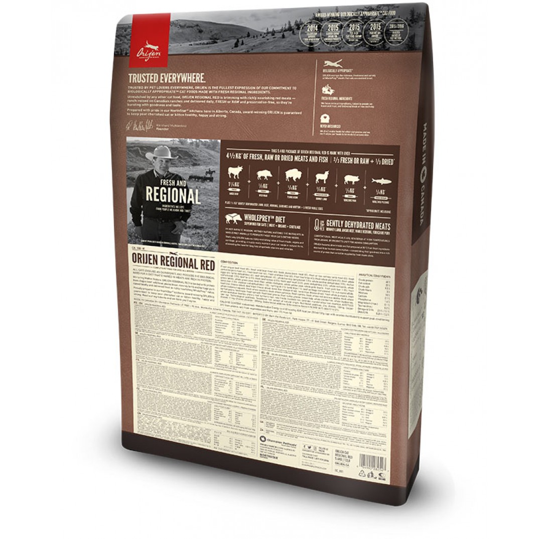 Orijen Whole Prey regional red 5.4kg